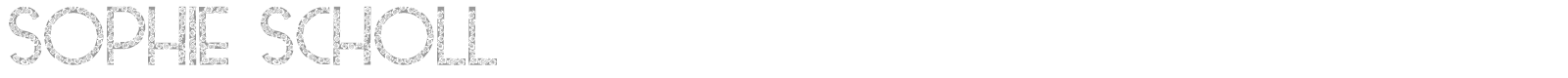 Sophie Scholl font preview